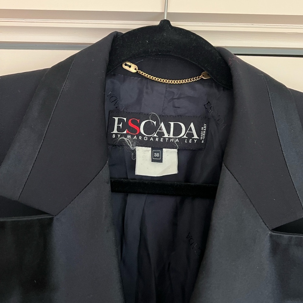 Vintage Made in Germany Escada Double Breasted Blazer - Picture 7 of 12